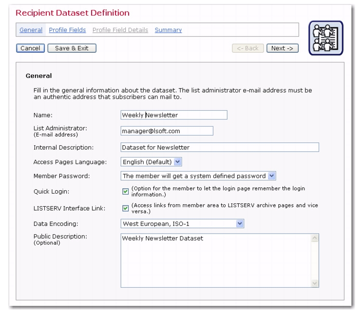 The Recipient Warehouse